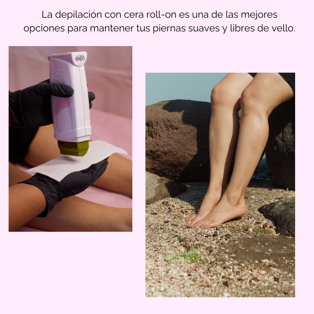 DEPILACION MEDIA PIERNA CON CERA