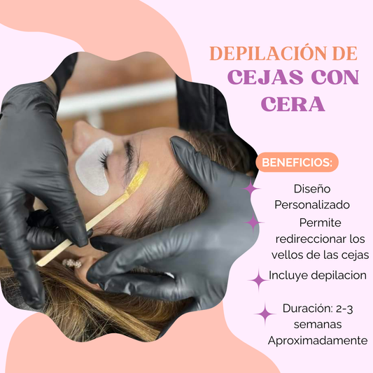 DEPILACION Y DISEÑO DE CEJAS CON CERA ORGANICA